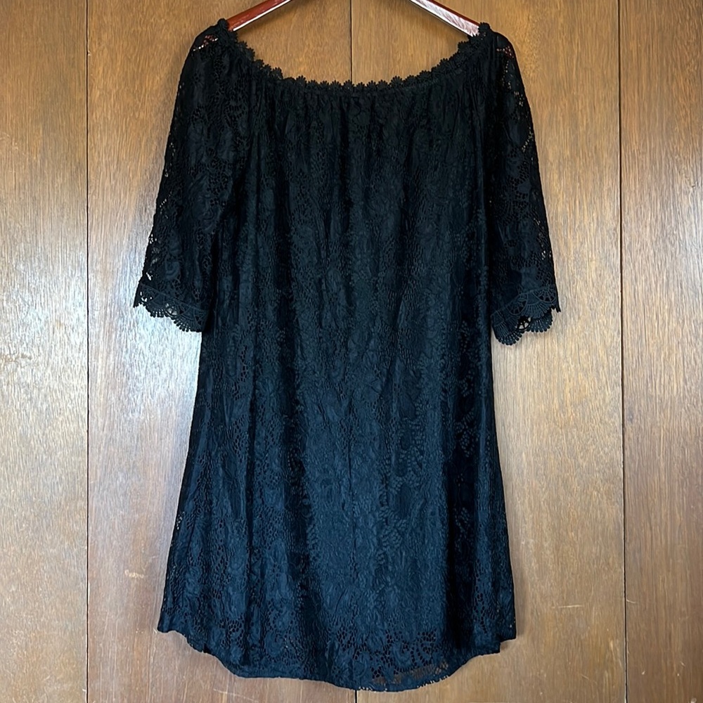 New w/tags Ours brand - Large Black Lace Dress